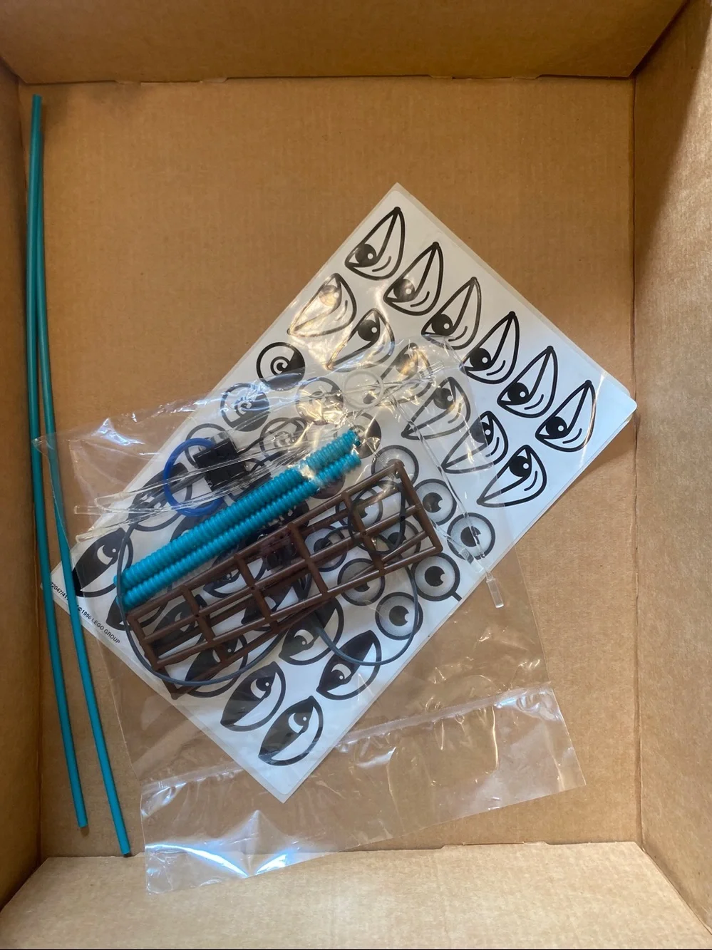 Lego box opened